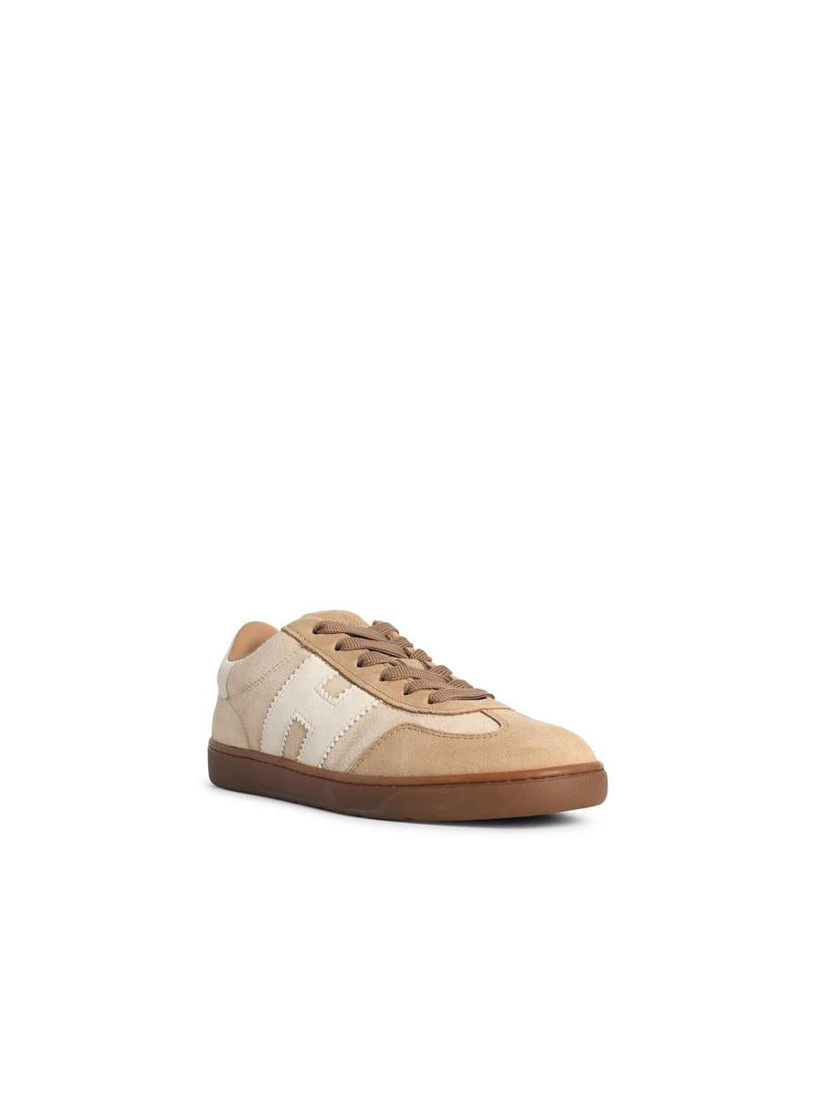 Hogan 'Cool' Beige Suede Sneakers