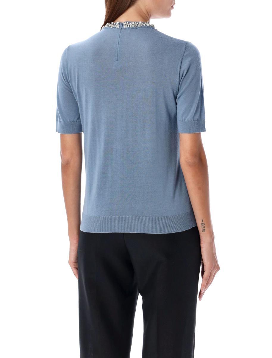 Valentino Garavani Crystal Round Neck Knit