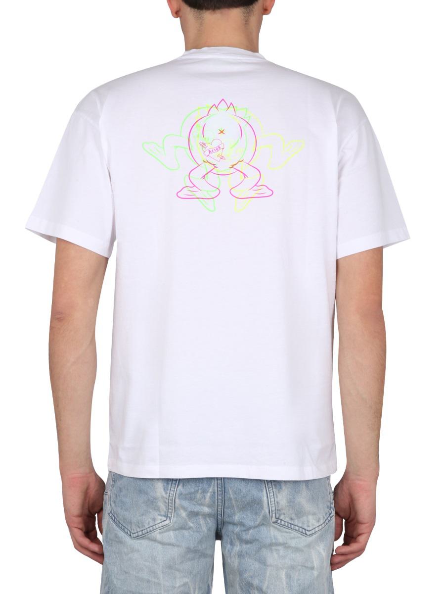 Aries Trippy Aye Duck T-Shirt