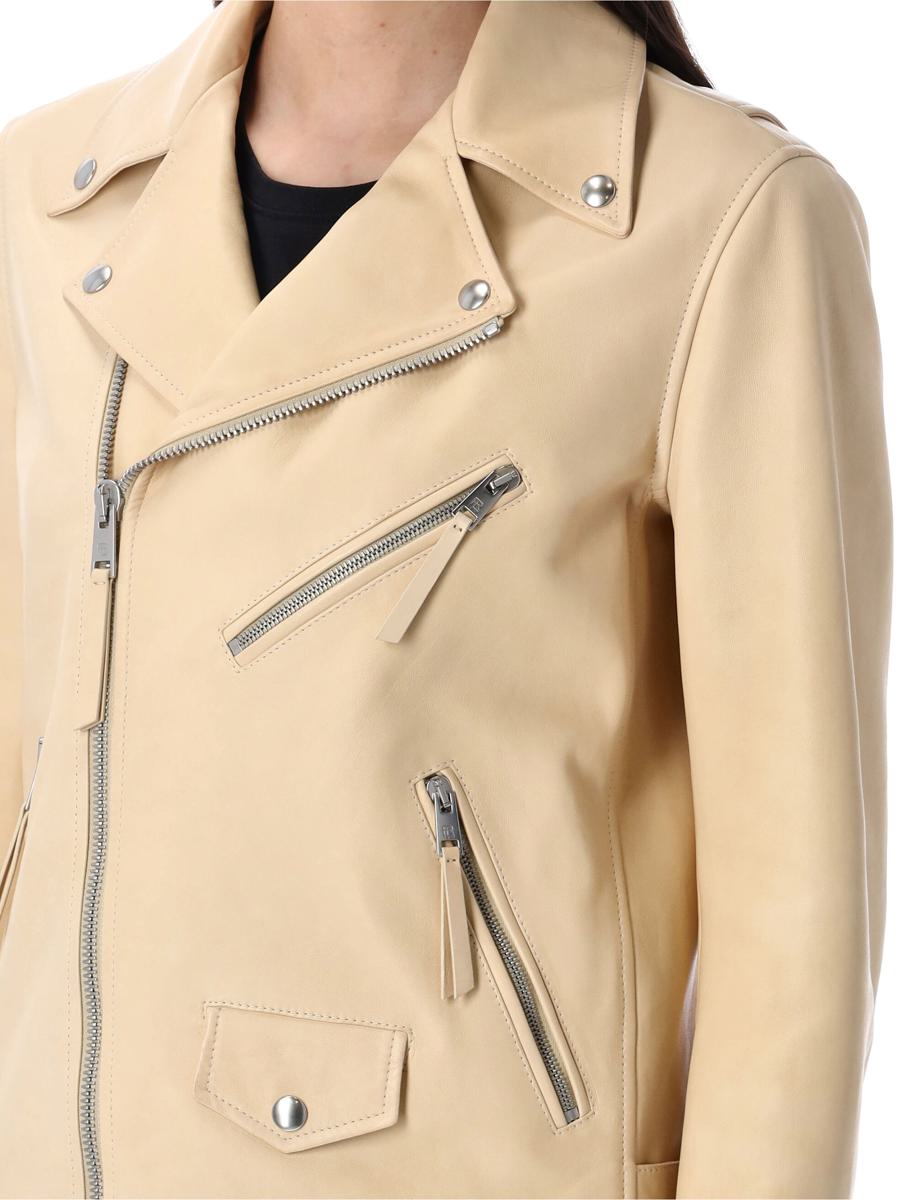 Ralph Lauren Sheepskin Leather Moto Jacket