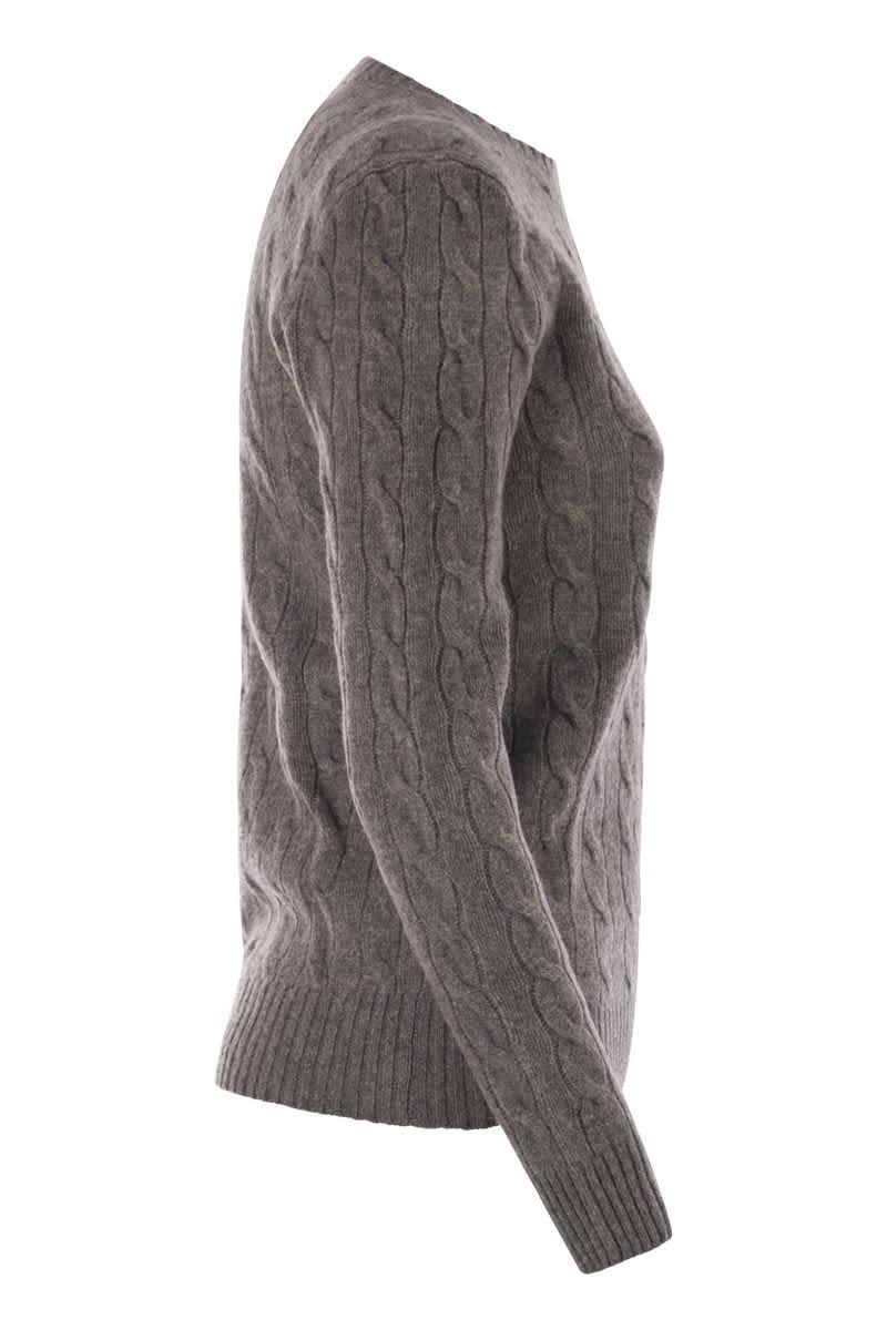 Polo Ralph Lauren Plaited Wool And Cashmere Crew-Neck
