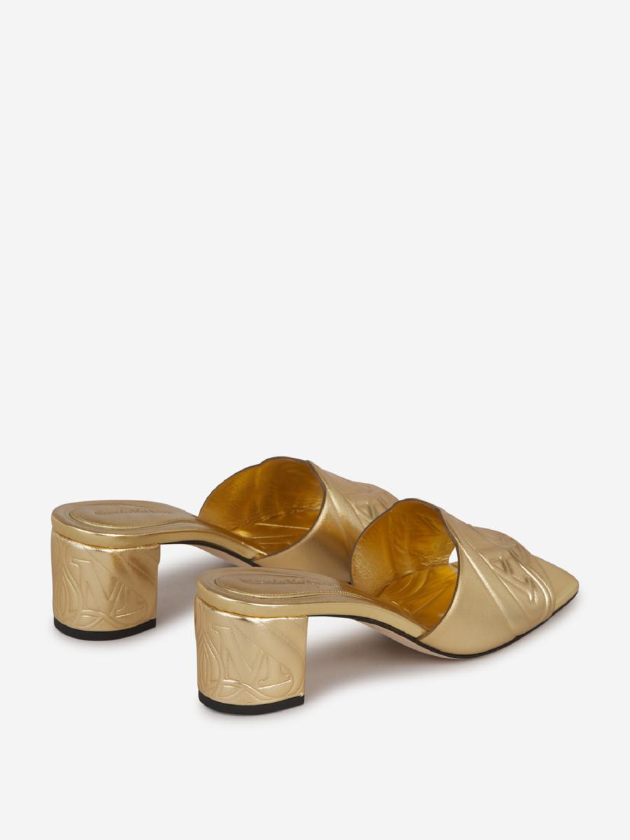 Alexander McQueen Logo Leather Sandals