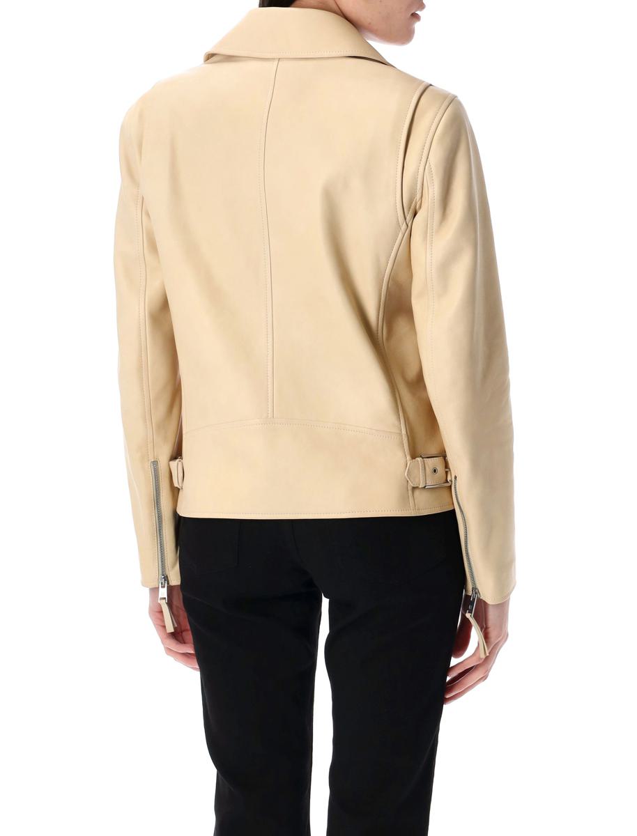 Ralph Lauren Sheepskin Leather Moto Jacket