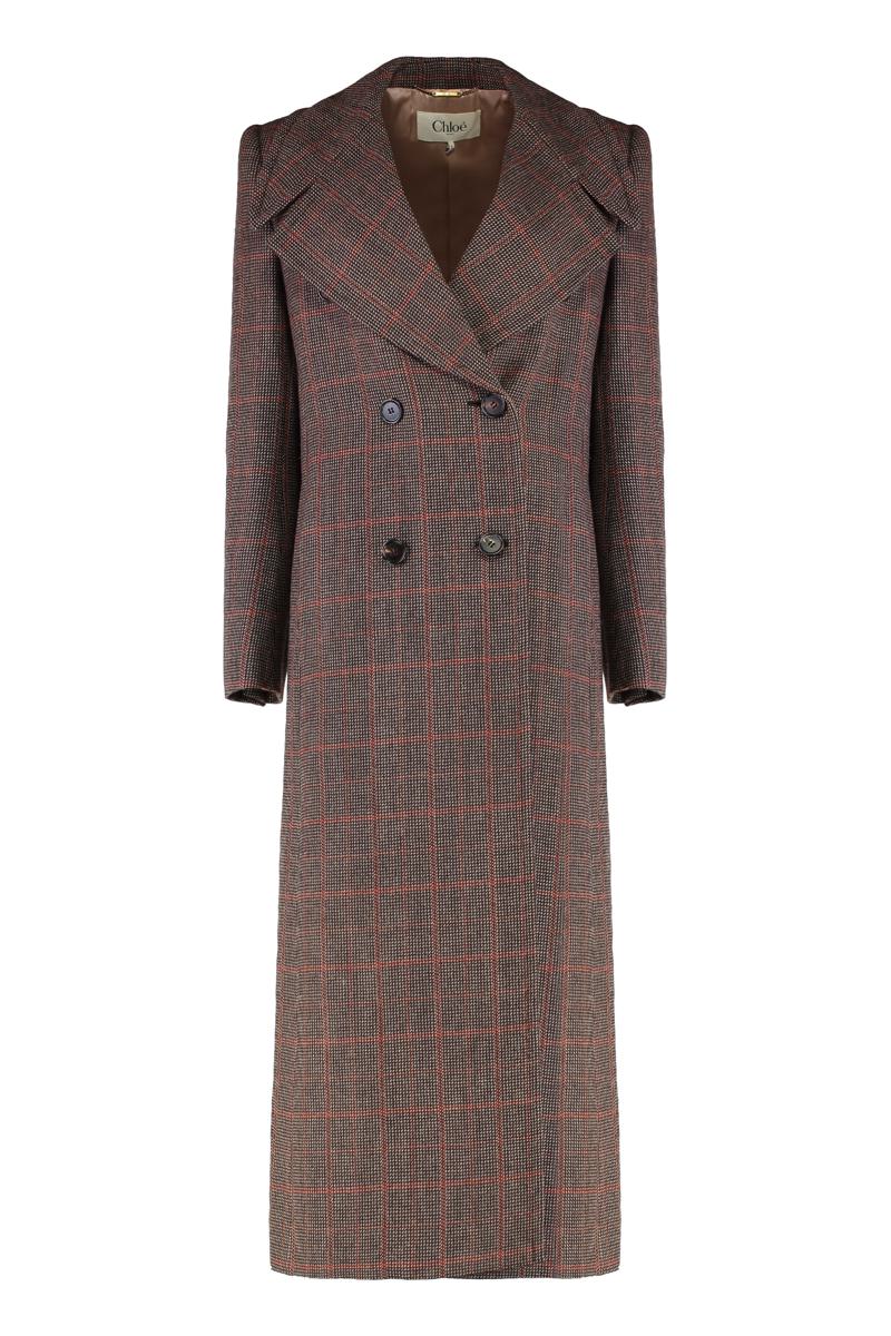 Chloé Double-Breasted Wool Coat