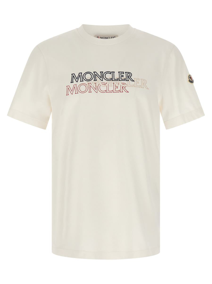 Moncler Flocked Logo T-Shirt
