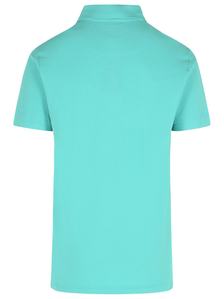 Etro 'Roma' Polo Shirt In Light Blue Cotton