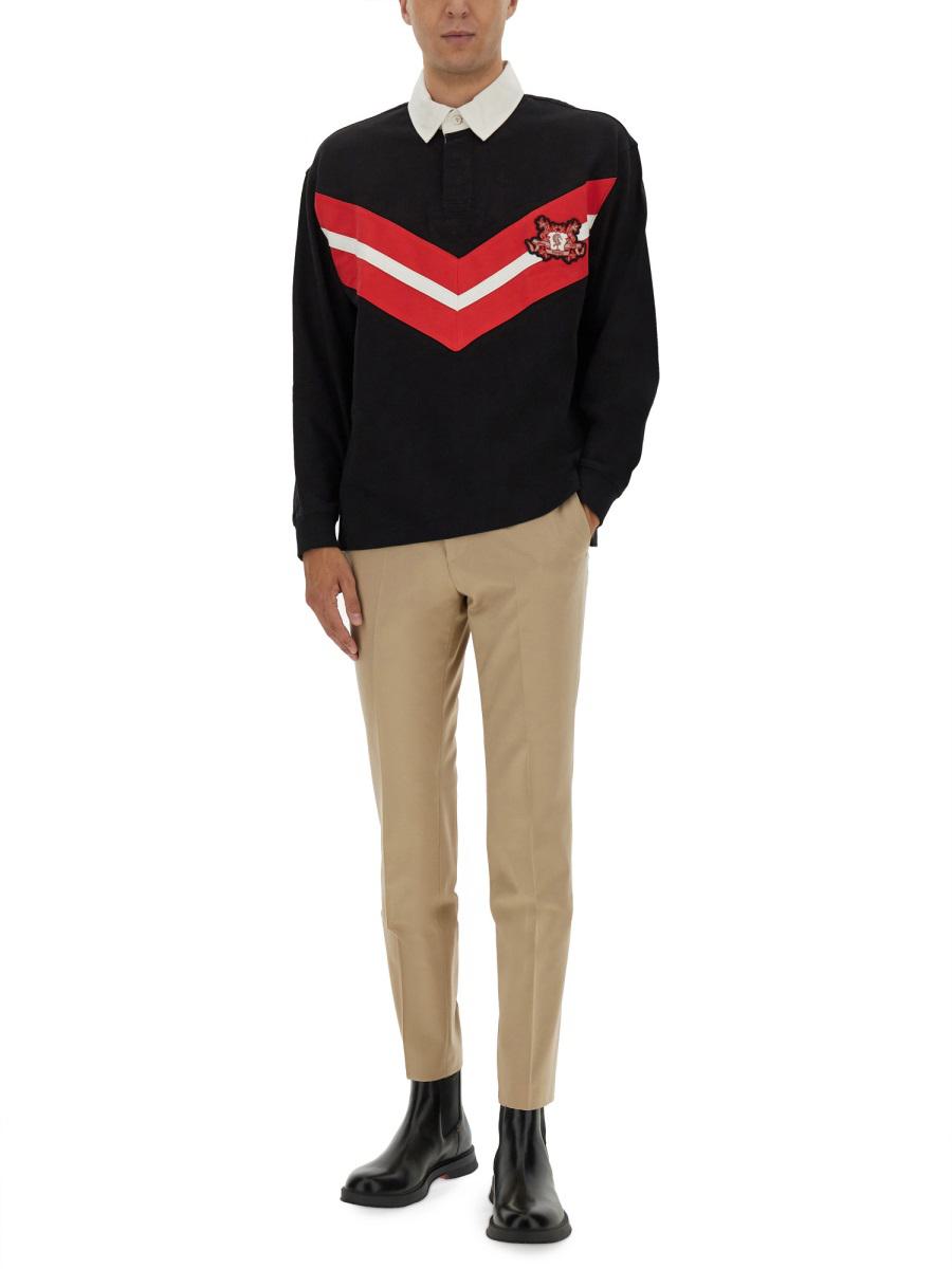 Hugo Boss Polo Shirt With College Style Logo