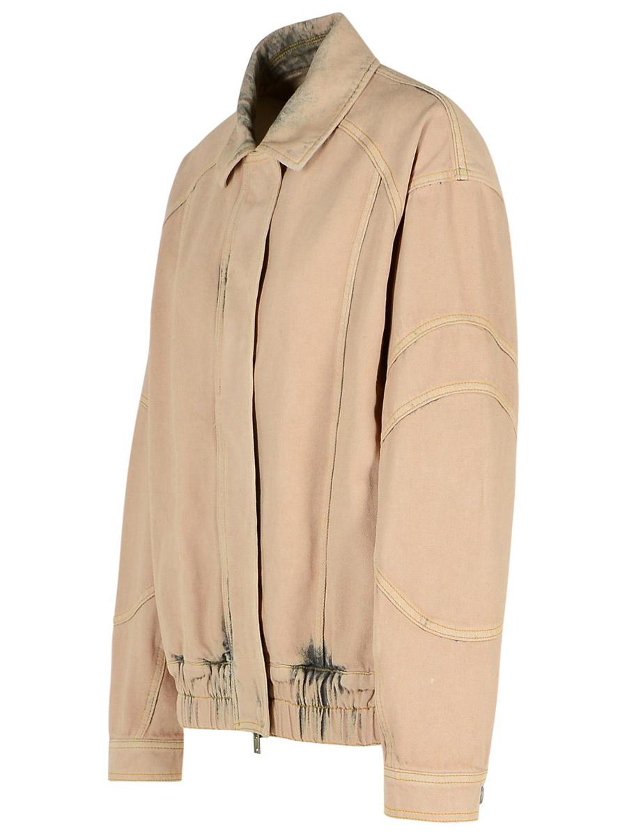 Golden Goose 'Nancy' Pink Cotton Bomber Jacket