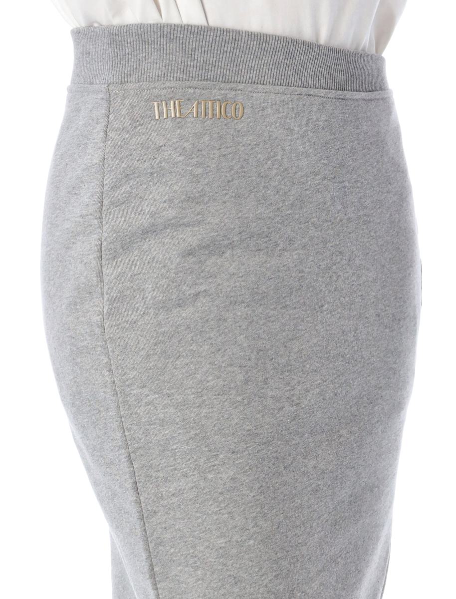 The Attico Fleece Midi Skirt