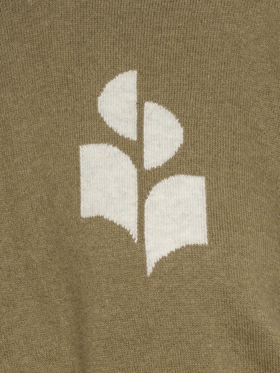 Isabel Marant Étoile Ivory Marant Étoile Logo Sweater