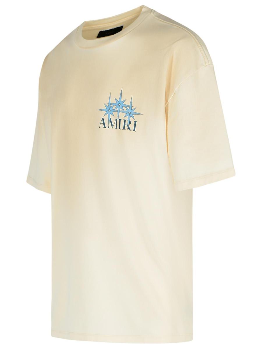 Amiri 'Starbust' Ivory Cotton T-Shirt
