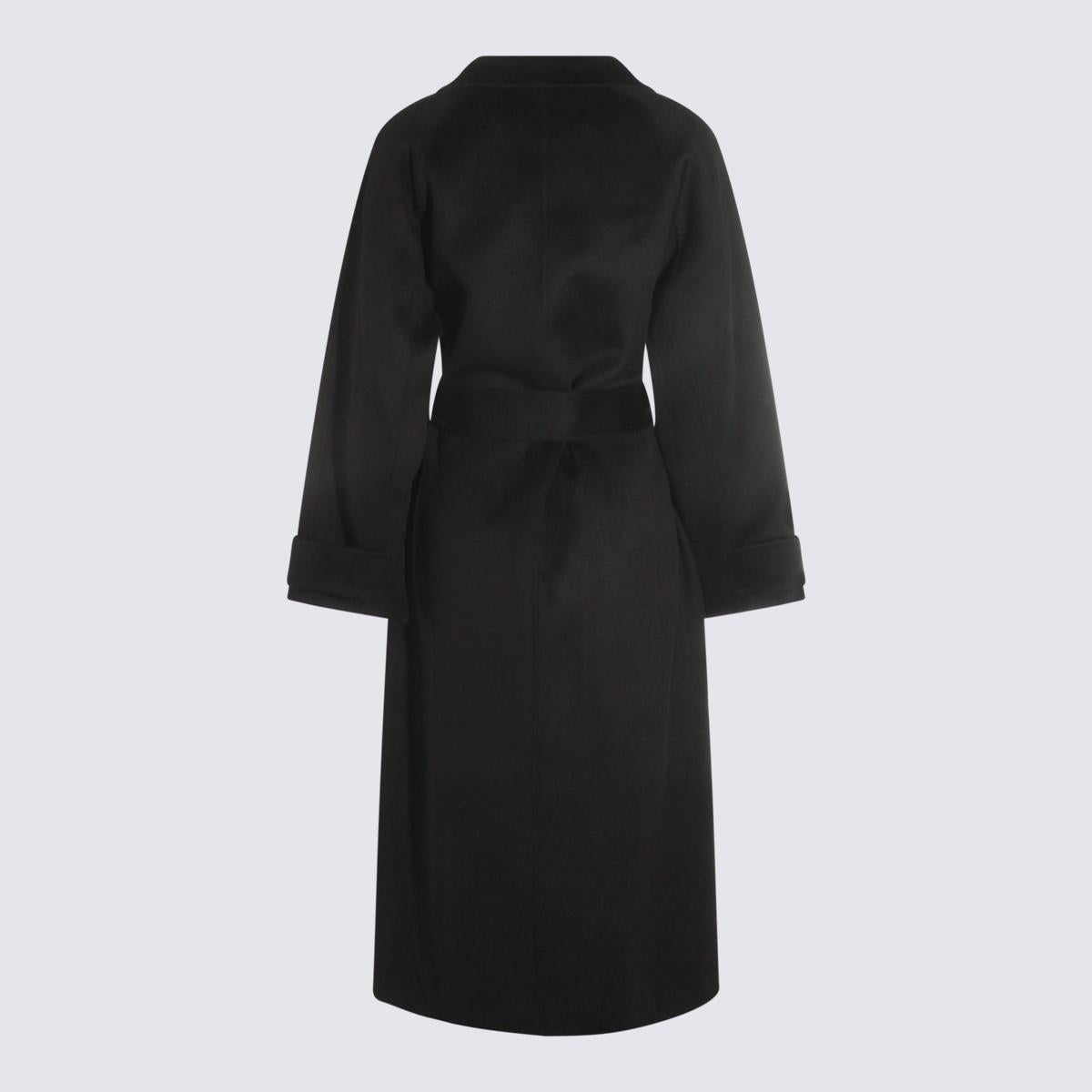 The Dynamis Studio Black Wool Coat