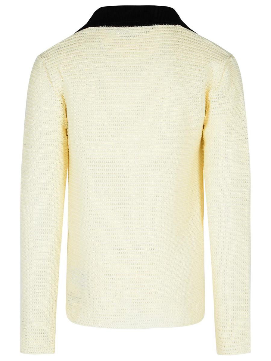 Jil Sander White Cotton Polo Shirt