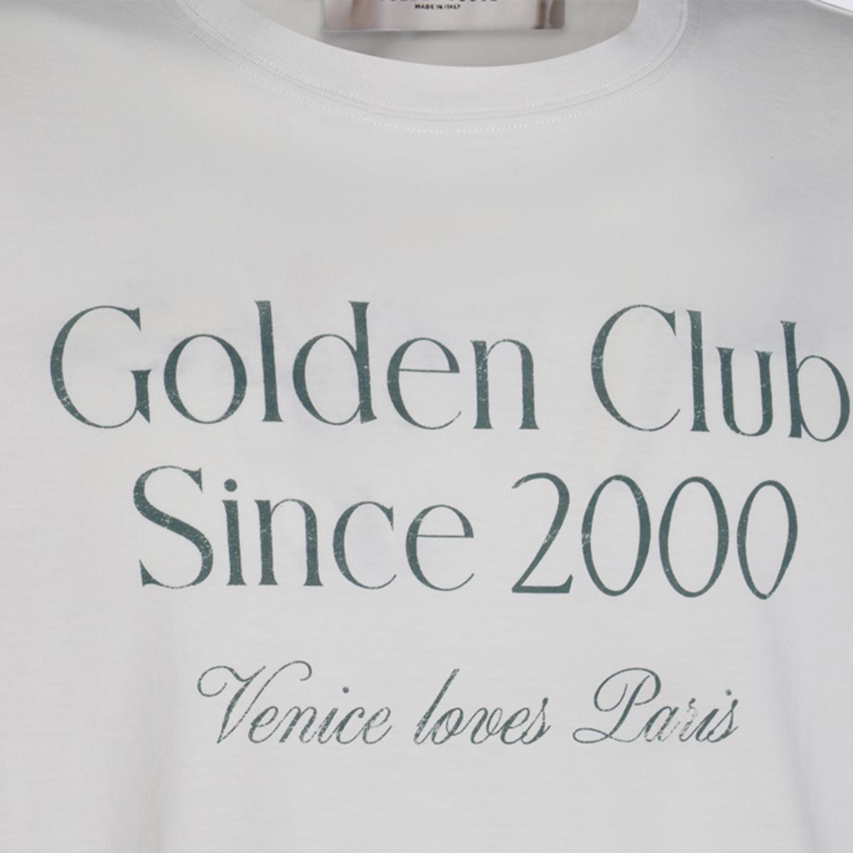Golden Goose White Cotton T-Shirt