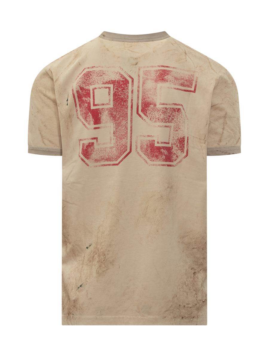 DSQUARED2 Dsquared2 Vintage Dirty Effect Logo T-Shirt