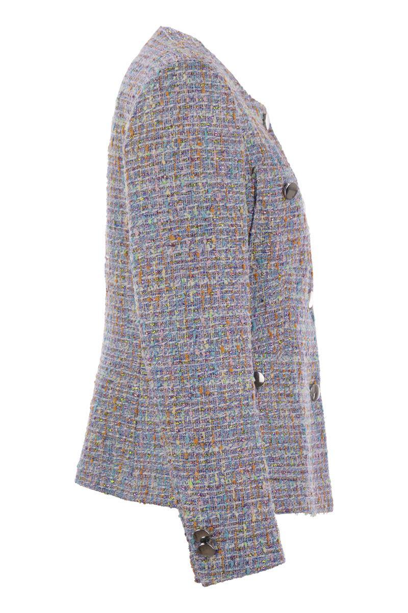 Tagliatore Crew-Neck Jacket With Front Pockets