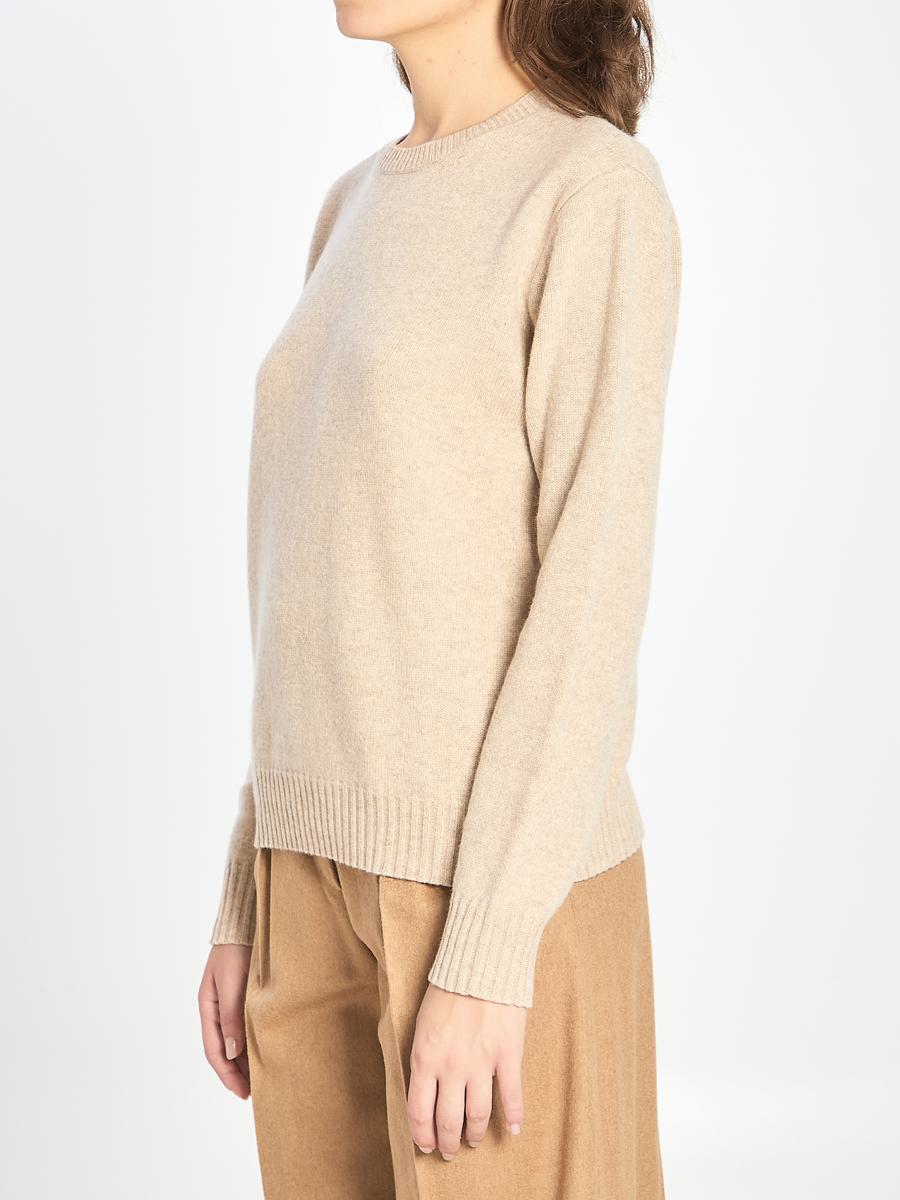 Crew Neck Sweater In Cashmere