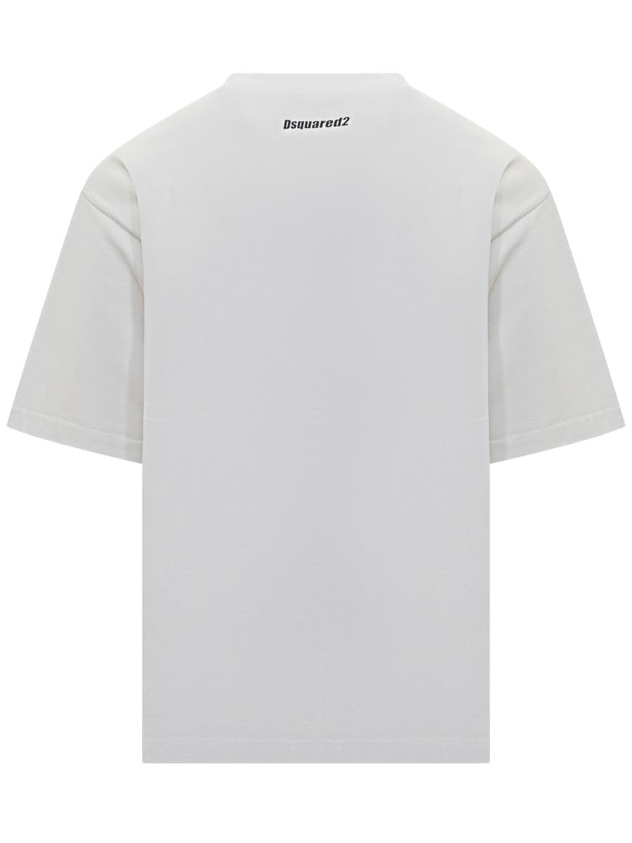 DSQUARED2 White Obsessed2 T-Shirt By Dsquared2
