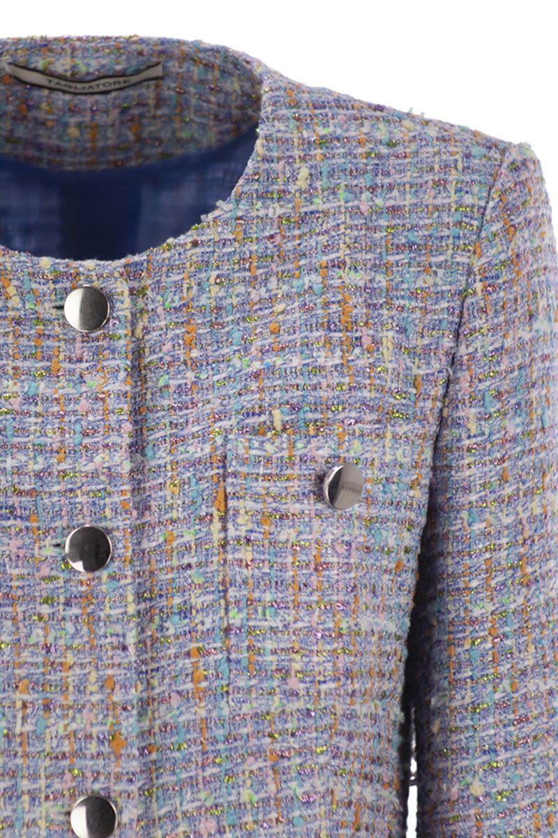 Tagliatore Crew-Neck Jacket With Front Pockets