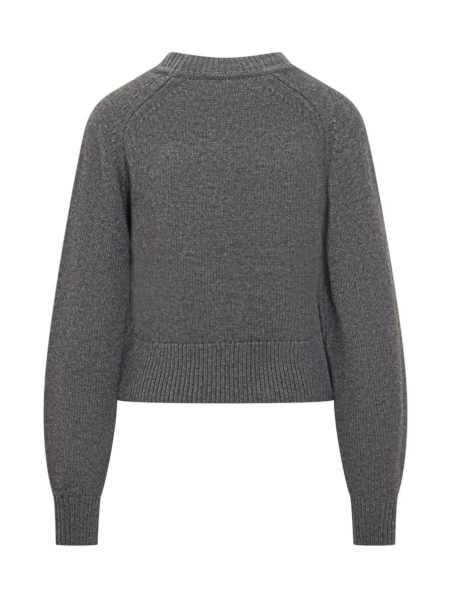 Isabel Marant Isabel Marant Gray Wool And Cashmere Pullover