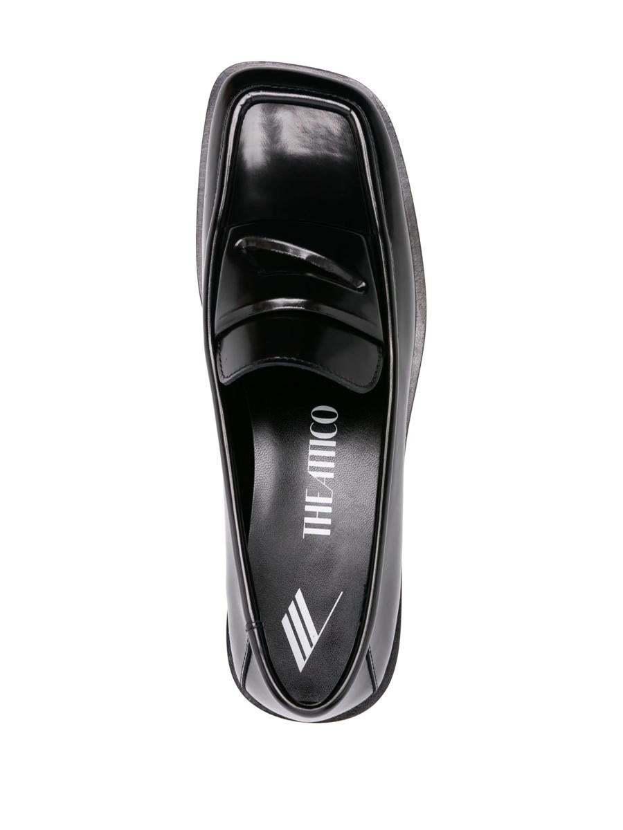 The Attico Amanda Leather Loafers