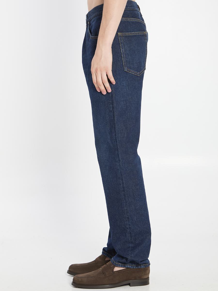 Denim Pants With Plaque