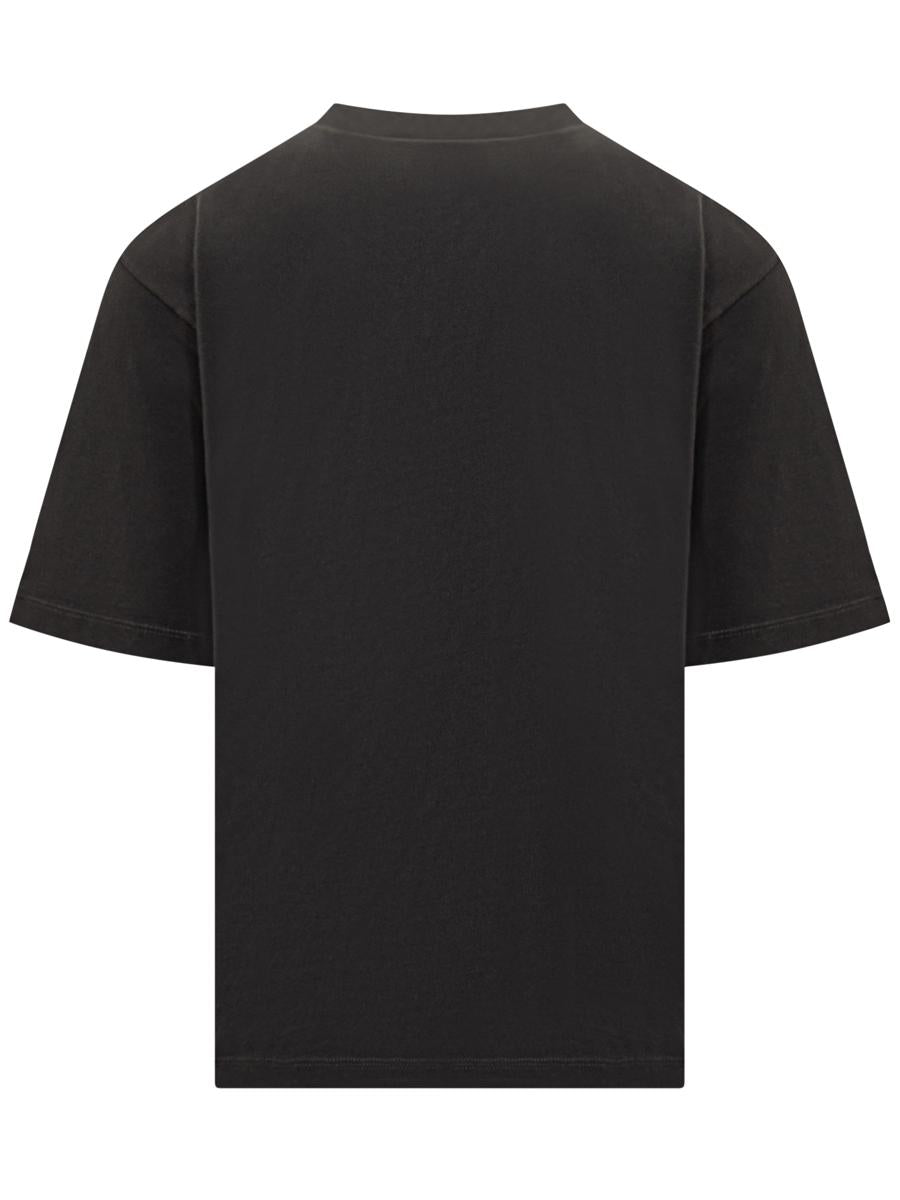 DSQUARED2 Black Cotton T-Shirt With Logo Dsquared2 Milano