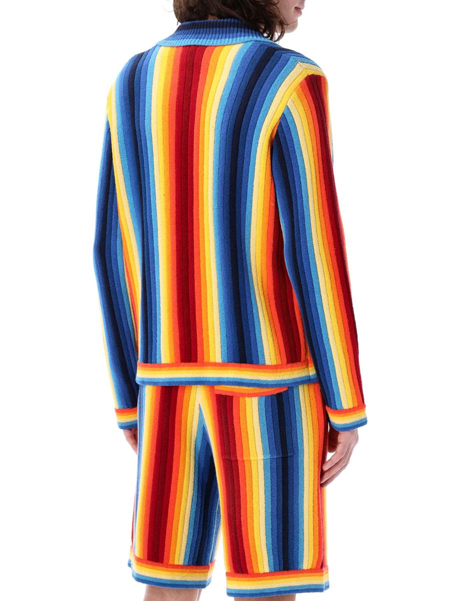 Casablanca Gradient Towelling Effect Jacket