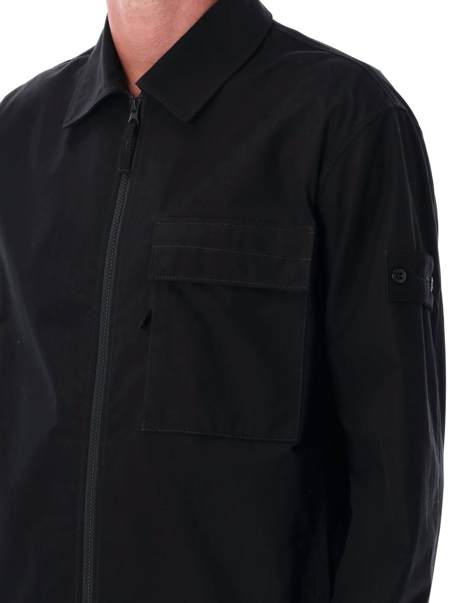 Stone Island Ghost Project Black Overshirt