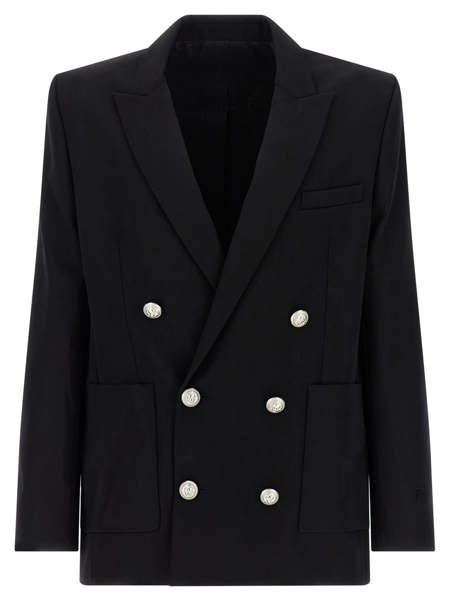 Balmain Grain De Poudre Blazer