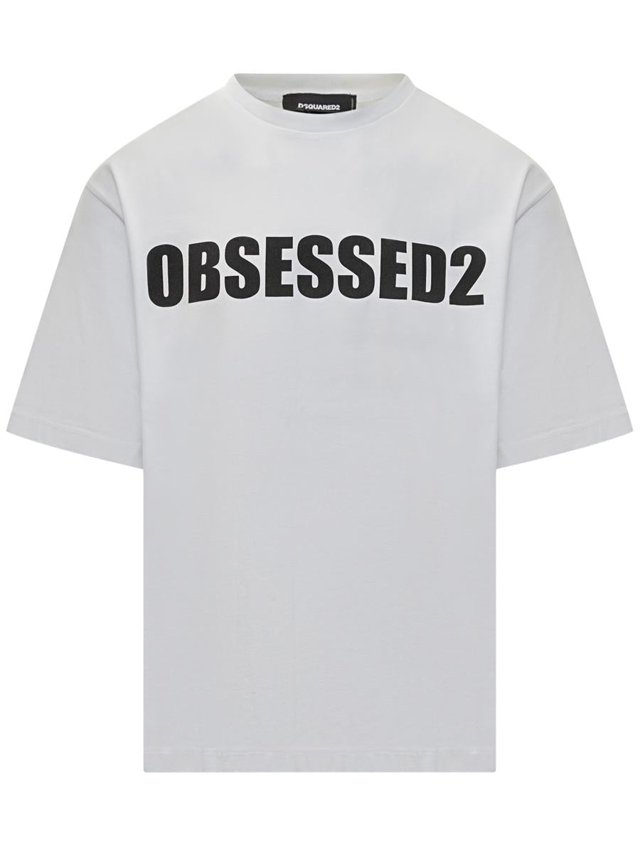DSQUARED2 White Obsessed2 T-Shirt By Dsquared2