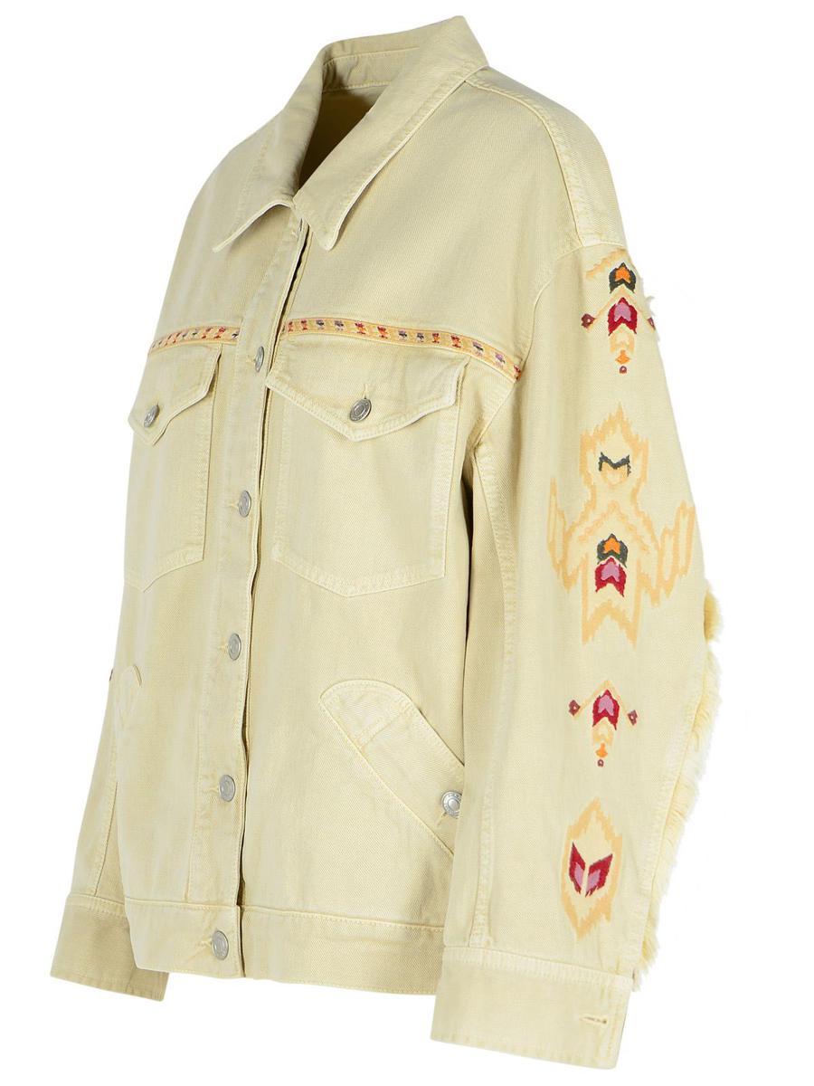 Isabel Marant Étoile 'Manona' Beige Cotton Blend Jacket