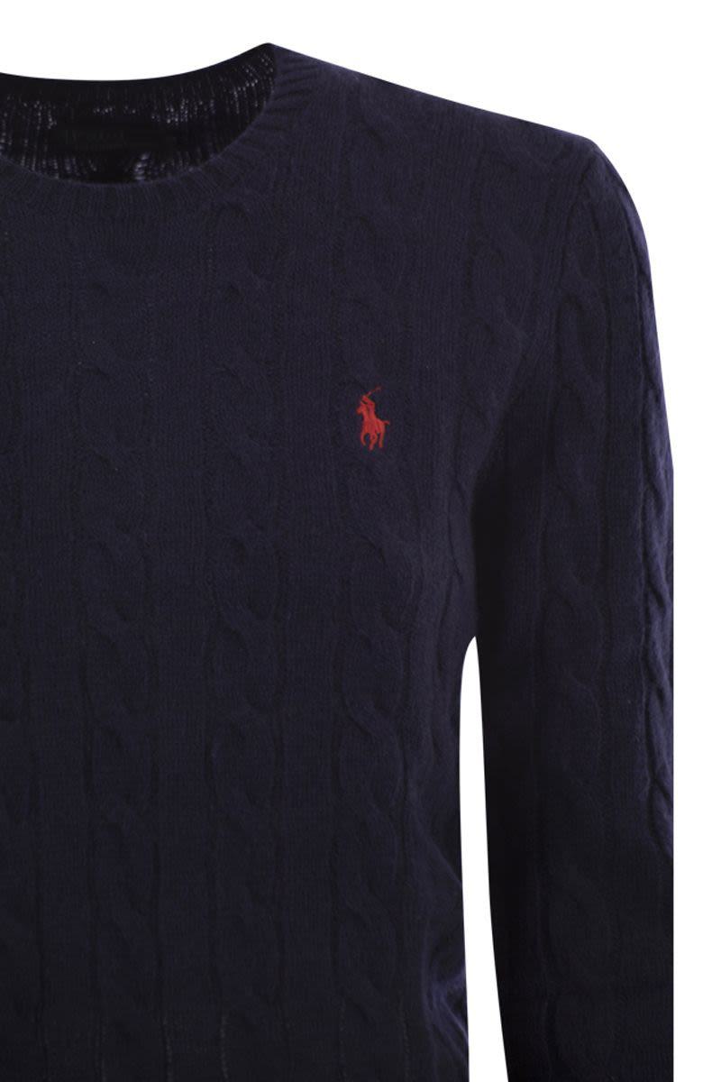 Polo Ralph Lauren Plaited Wool And Cashmere Crew-Neck
