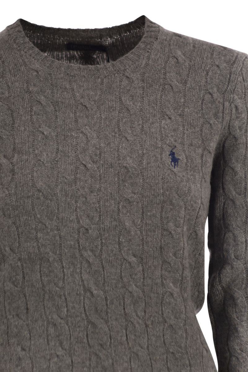 Polo Ralph Lauren Plaited Wool And Cashmere Crew-Neck