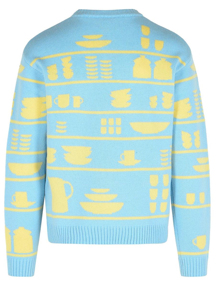 JW Anderson Light Blue Wool Sweater