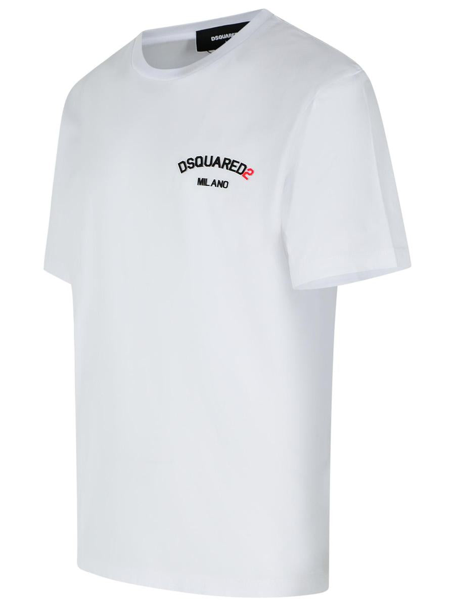 DSQUARED2 White Cotton T-Shirt