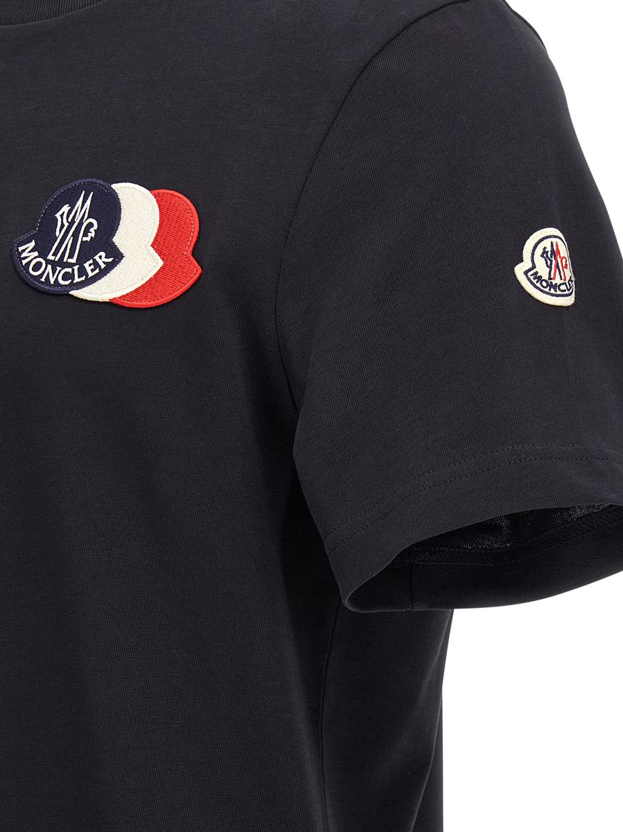 Moncler Tricolor Logo T-Shirt