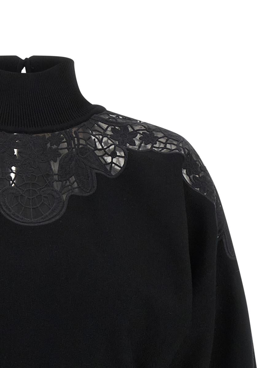 Twinset Tulle Lace Sweater