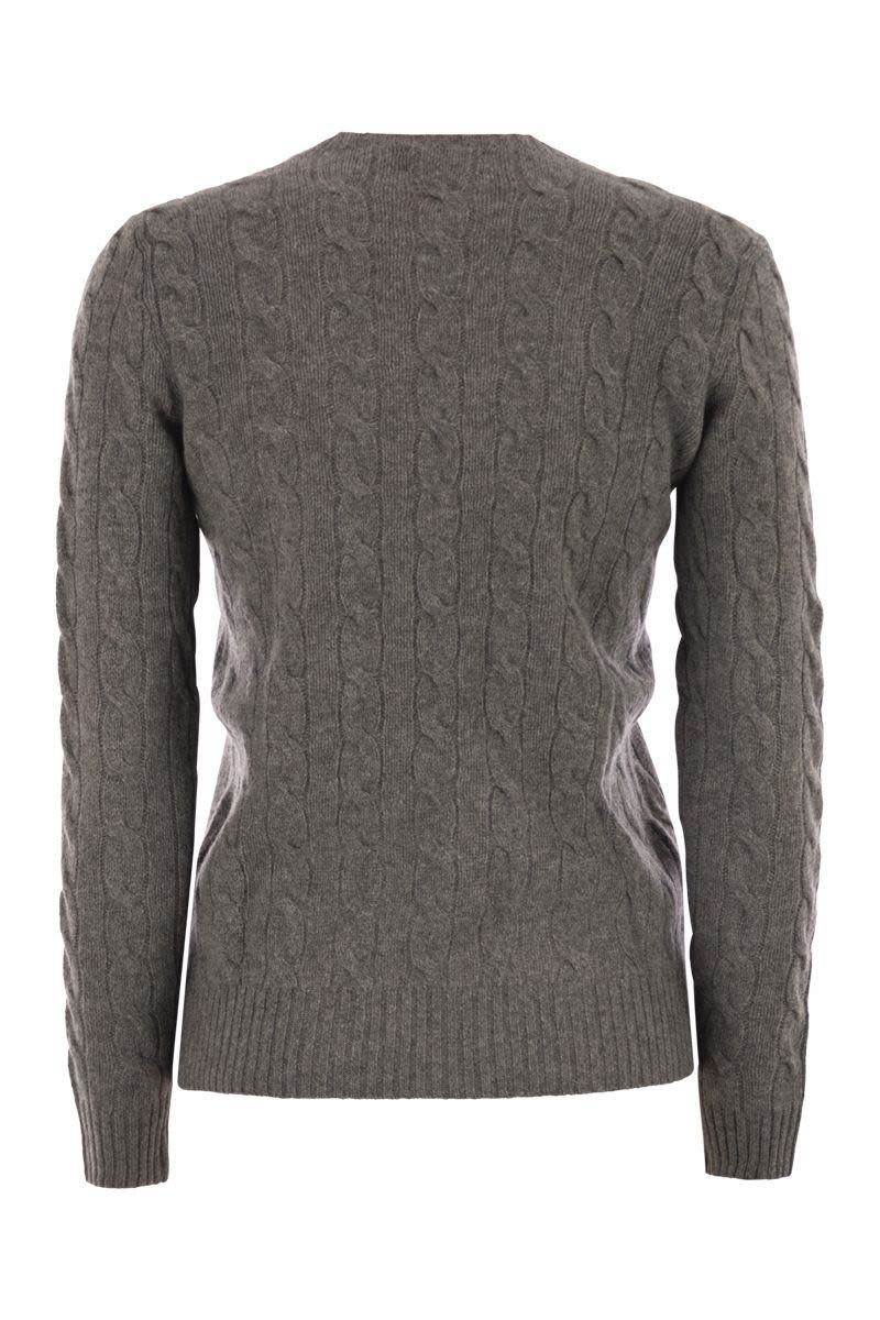 Polo Ralph Lauren Plaited Wool And Cashmere Crew-Neck