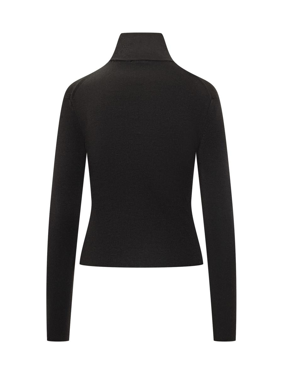 Courrèges Black Courrèges Turtleneck Sweater