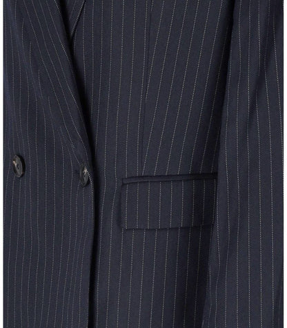 Essentiel Antwerp Ipursuit Navy Blue Oversized Blazer