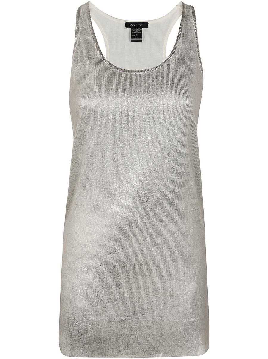 Avant Toi Laminated Ribbed Modal Tank Top Clothing