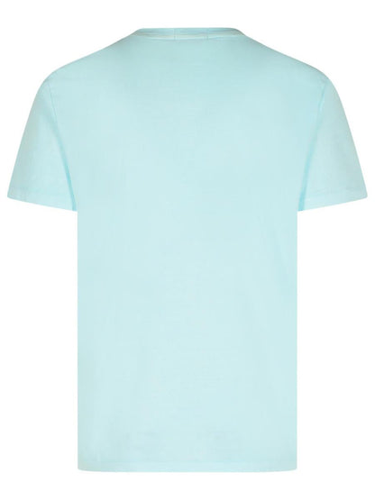 Polo Ralph Lauren Light Blue Cotton T-Shirt