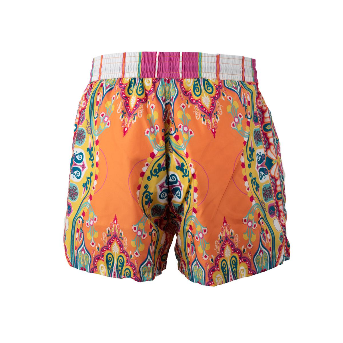 Etro Orange Patterned Costume