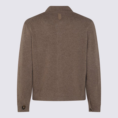 Canali Beige Wool Knitwear