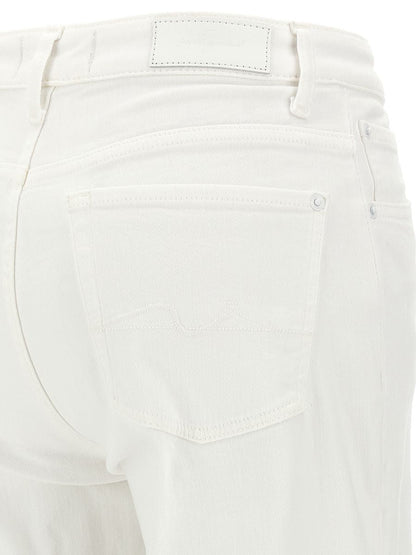 7 For All Mankind Calie Straighnt Cropped Jeans