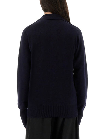Studio Nicholson "Inverness" Shirt With Polo Collar
