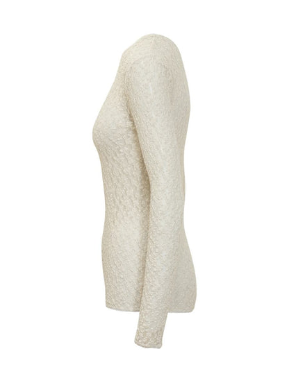 Isabel Marant Isabel Marant Ivory Stretch Lace Top