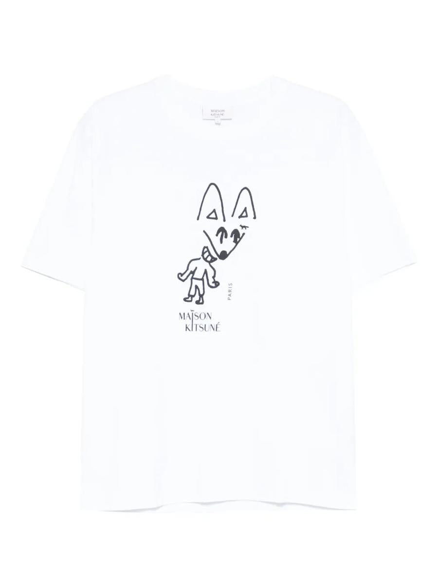 Maison Kitsuné Party Fox Comfort T-Shirt Clothing