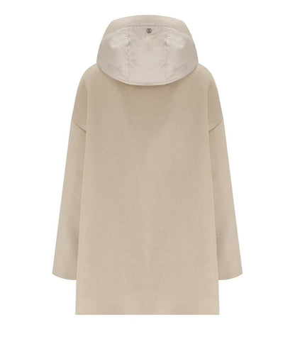 Duno Mayu Beige Hooded Jacket